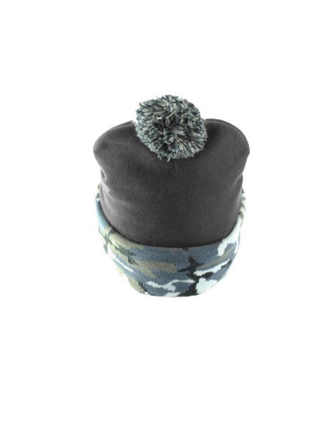 Gorro Snow Camo Gris 2