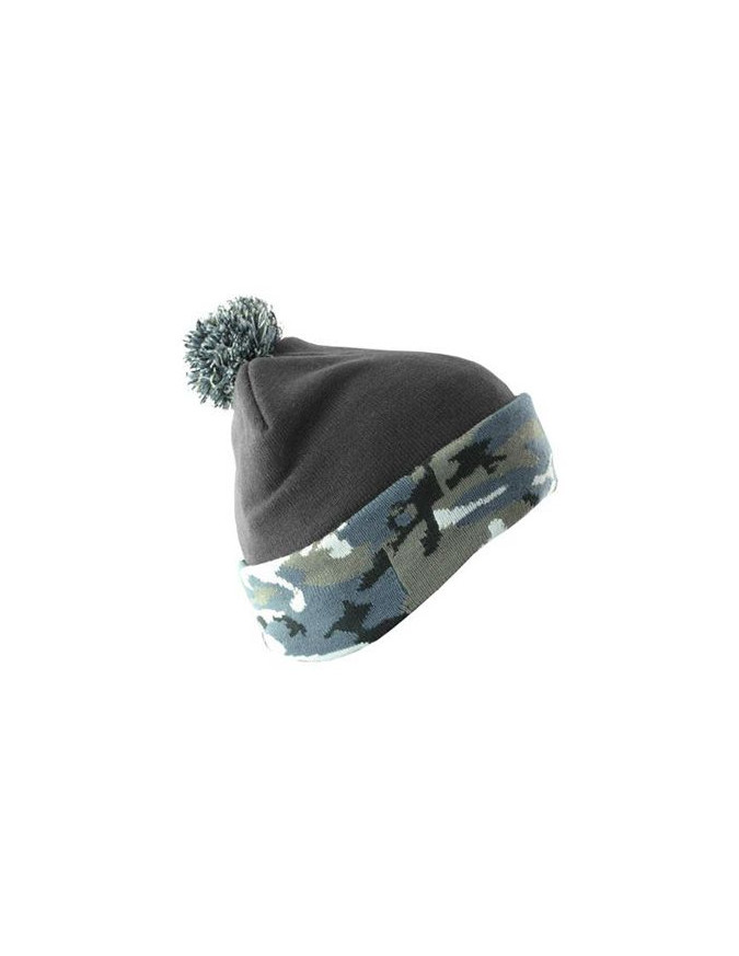 Gorro Snow Camo Gris