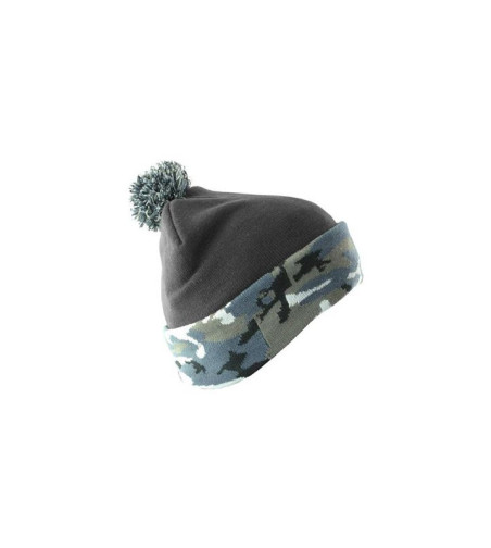 Gorro Snow Camo Gris