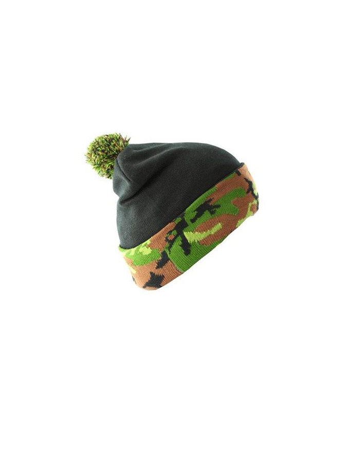 Gorro Snow Camo Verde