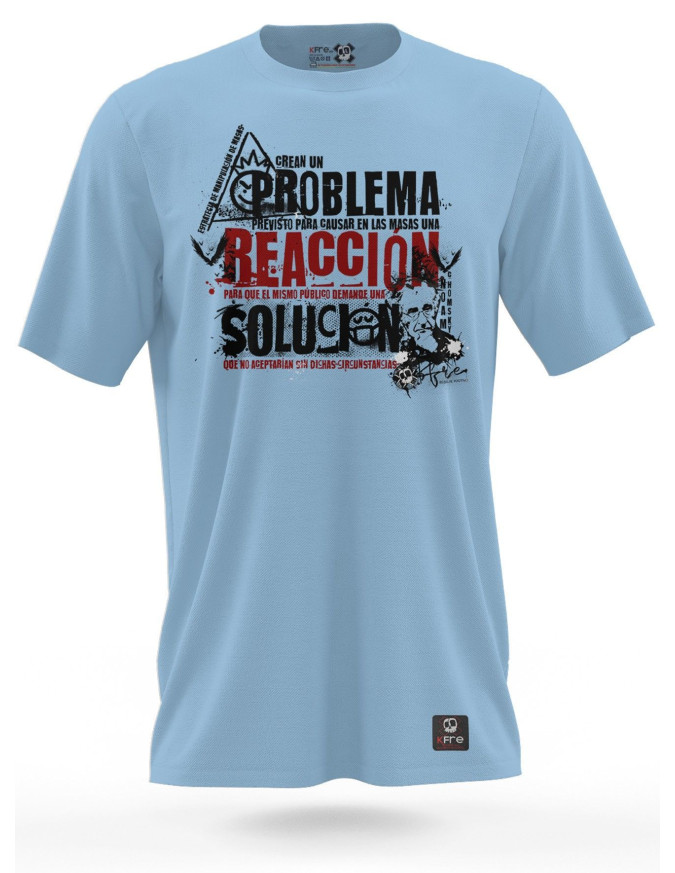 Camiseta PROBLEMA REACCIÓN SOLUCIÓN