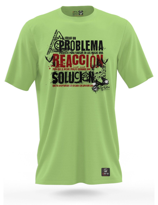 Camiseta PROBLEMA REACCIÓN SOLUCIÓN