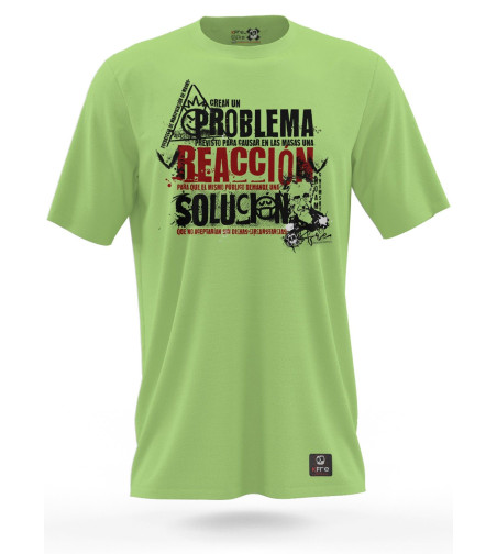 Camiseta PROBLEMA REACCIÓN SOLUCIÓN