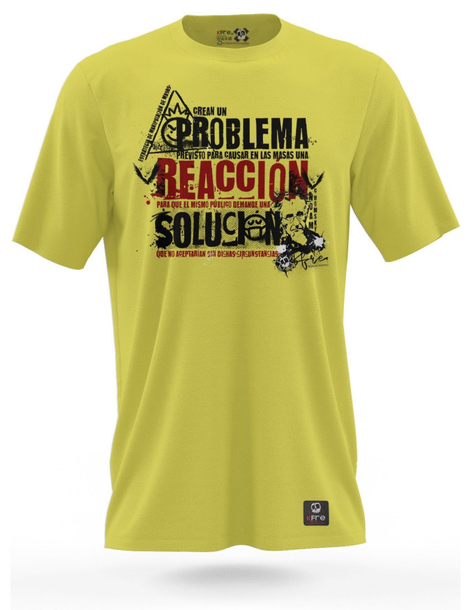 Camiseta PROBLEMA REACCIÓN SOLUCIÓN
