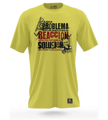 Camiseta PROBLEMA REACCIÓN SOLUCIÓN