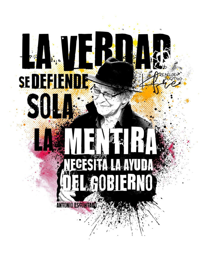 Camiseta LA VERDAD SE DEFIENDE SOLA...