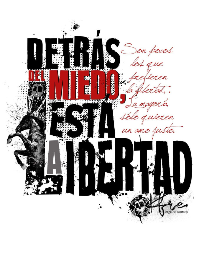 Camiseta MIEDO VS LIBERTAD