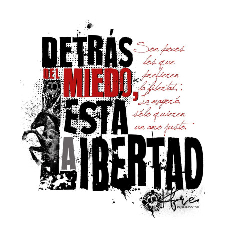 Camiseta MIEDO VS LIBERTAD