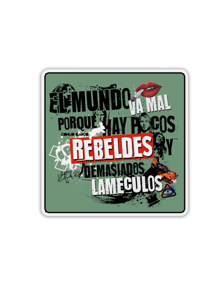 Adhesivo Rebeldes vs Lameculos 2