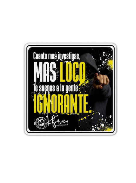 Adhesivo LOCO vs IGNORANTE 2