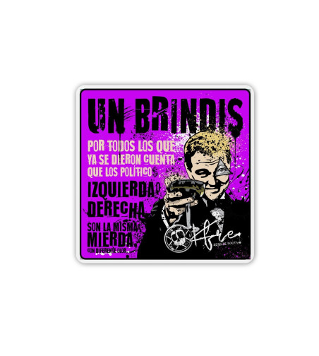 Adhesivo UN BRINDIS POR..