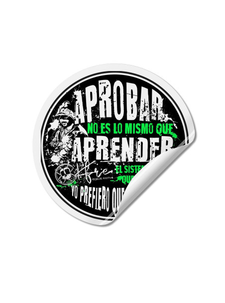 Adhesivo APROBAR vs APRENDER