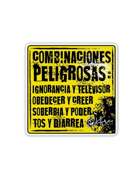 Adhesivo COMBINACIONES PELIGROSAS 2