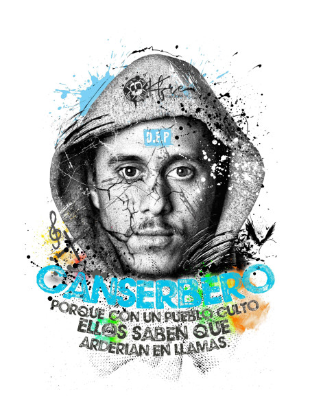 Camiseta CANSERBERO 2