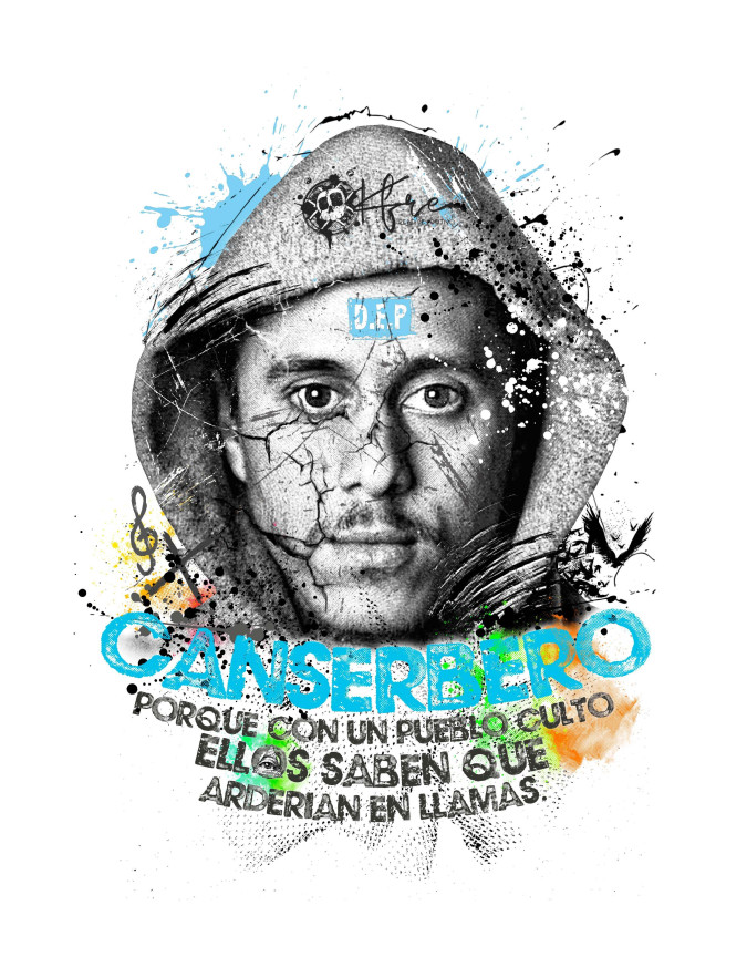 Camiseta CANSERBERO