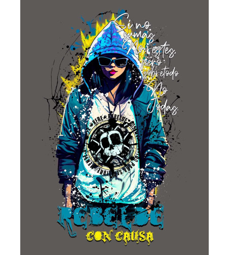 Camiseta REBELDE CON CAUSA