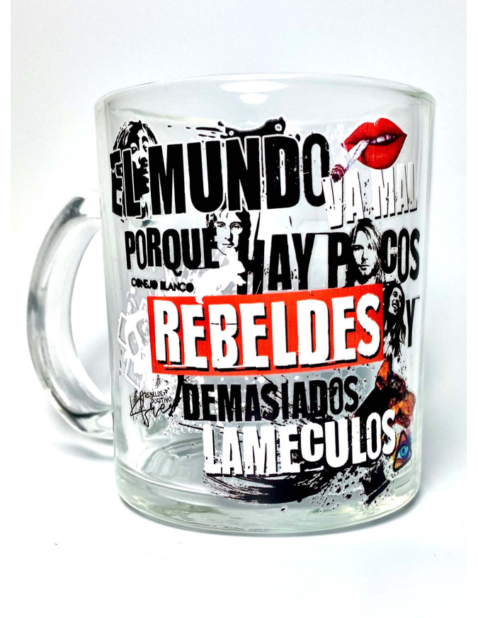 TAZA KFRE "Rebeldes vs Lameculos"